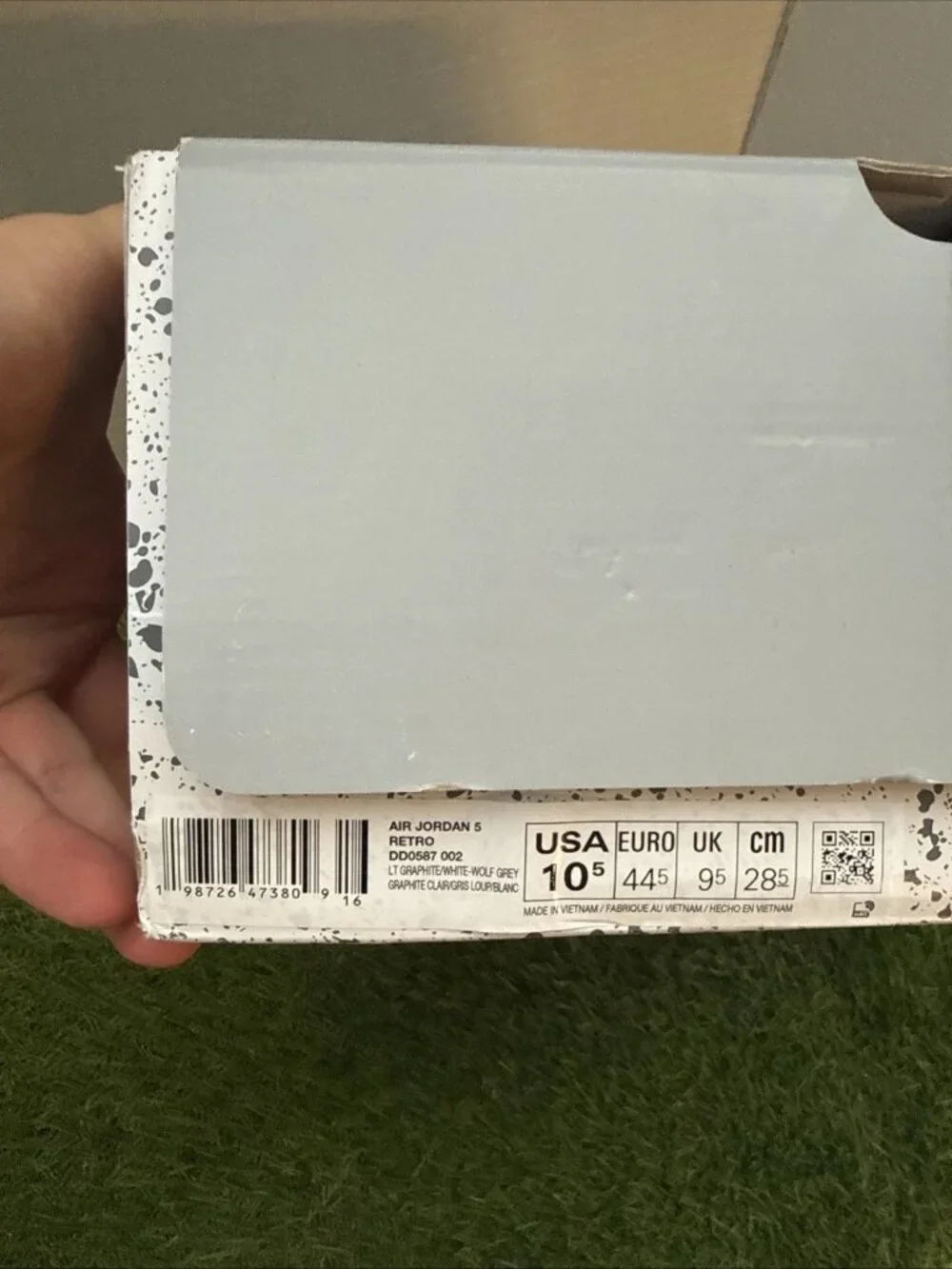 Size 10.5 - Air Jordan 5 Retro 2026 Wolf Grey